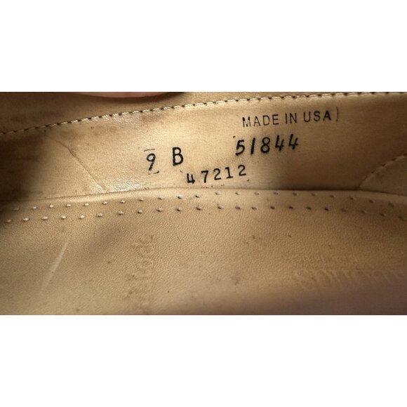 VTG Allen Edmonds Mens Moccasin Loafers Shoes Woodstock Black Brown 9 B - Picture 4 of 9